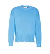 Marni Logo Embroidery Sweater Sweaters And Cardigans Blue