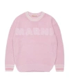 Marni Logo Sweater In Pink