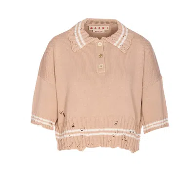Marni Logo Sweater Polo