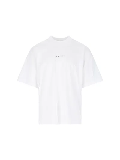 MARNI LOGO T-SHIRT - WHITE