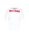 Marni Logo T-shirt In White