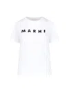 Marni Classic Short-sleeve T-shirt With Scribbled Logo