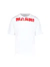 Marni Logo T-shirt In White