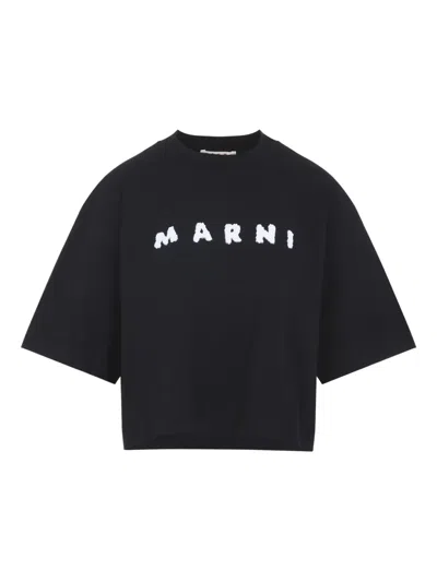 Marni Versatile Black T-shirts With Clean Lines