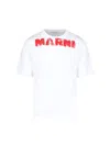 Marni Logo T-shirt In White
