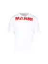 Marni Logo T-shirt In White