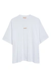 Marni Logo Tag Cotton T-shirt In Gray