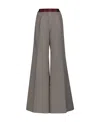 Marni Trousers Bordeaux In Gray