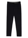 Marni Logoed Elastic Leggings Pants In Black