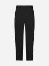 MARNI LOGO-WAISTBAND WOOL TROUSERS