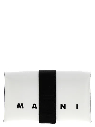 Marni Logo Wallet In White