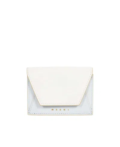 Marni Logo Wallet In White