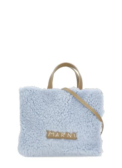 Marni Logoed Bag In Blue