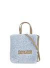 Marni Soft Texture Shoulder Bag And Handles In Blue
