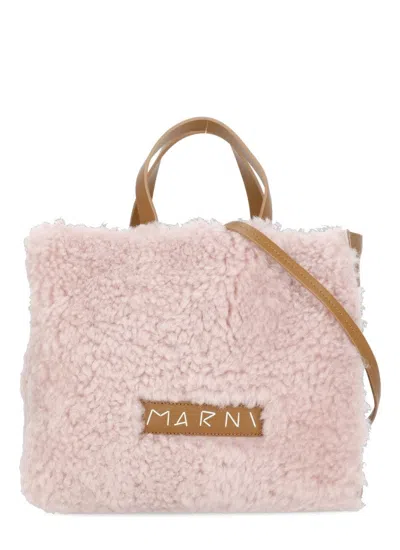 Marni Logoed Bag In Gray