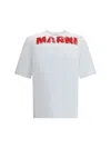 Marni Logo T-shirt In White