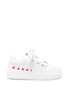 Marni Logo-print Leather Sneakers In Multi