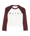 Marni Logo-print T-shirt In White