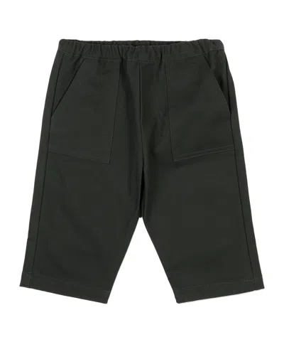 Marni Logo-printed Casual Pants In Green