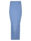 Marni Long Celestial Ribbed Skirt Skirts Blue
