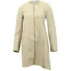 Marni Long Coat In Beige Cotton In Beige
