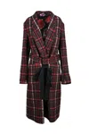 Marni Checked Wool-blend Coat In Multi