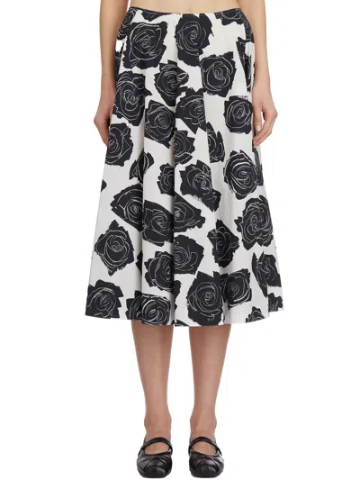 MARNI MARNI LONG COTTON SKIRT