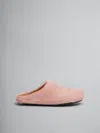Marni Ssense Exclusive Pink Fussbett Sabot Loafers In 00c29 Antiquerose