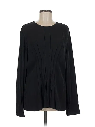 Pre-owned Marni Long Sleeve Blouse In Black