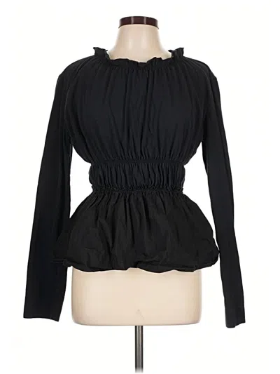 Pre-owned Marni Long Sleeve Blouse In Black