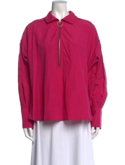Pre-owned Marni Long Sleeve Button-up Top In Pink