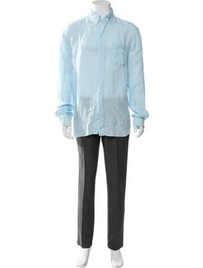 Pre-owned Marni Long Sleeve Dress Shirt In Blue