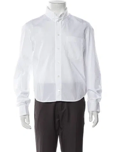 Pre-owned Marni Long Sleeve Dress Shirt In White