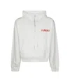 Marni Knitwear Hooded Front Pocket In White