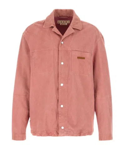 Marni Long Sleeve Shirt In Pink