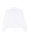 Marni Long Sleeve Shirt Drawstring Hem In White