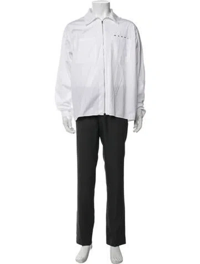 Pre-owned Marni Long Sleeve Shirt In White
