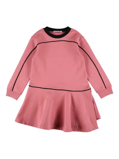 Marni Kids' Long-sleeved Casual Dress In Pink