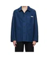Marni Blue Workwear Jacket In Blue