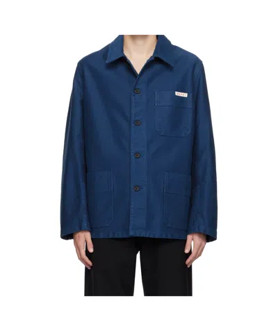 MARNI LONG-SLEEVED CASUAL JACKET