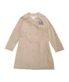 Marni Double-breasted Coat In Nude