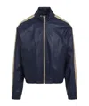 Marni Zip-up Leather Jacket In Black