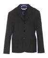 Marni Patchwork Blazer In Green
