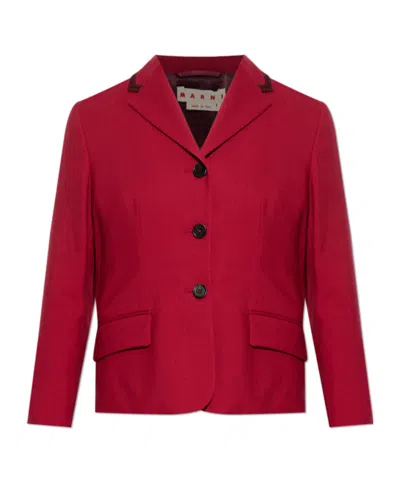 MARNI MARNI SINGLE-BREASTED CROPPED BLAZER