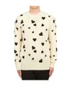 Marni Jacquard Wool Sweater In White