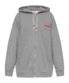 Marni "oversized Organic Cotton Sweat In Gray