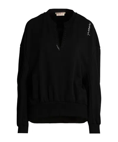 Marni Long Sleeves Sweatshirts In Black