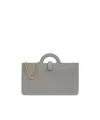 Marni Long Wallet With Chain Belt In Gray