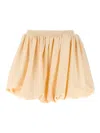 Marni "air Balloon Pleated Elastic Waistband" Skirt In Blanco