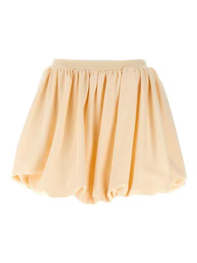 MARNI FALDA SEMILARGA - BLANCO
